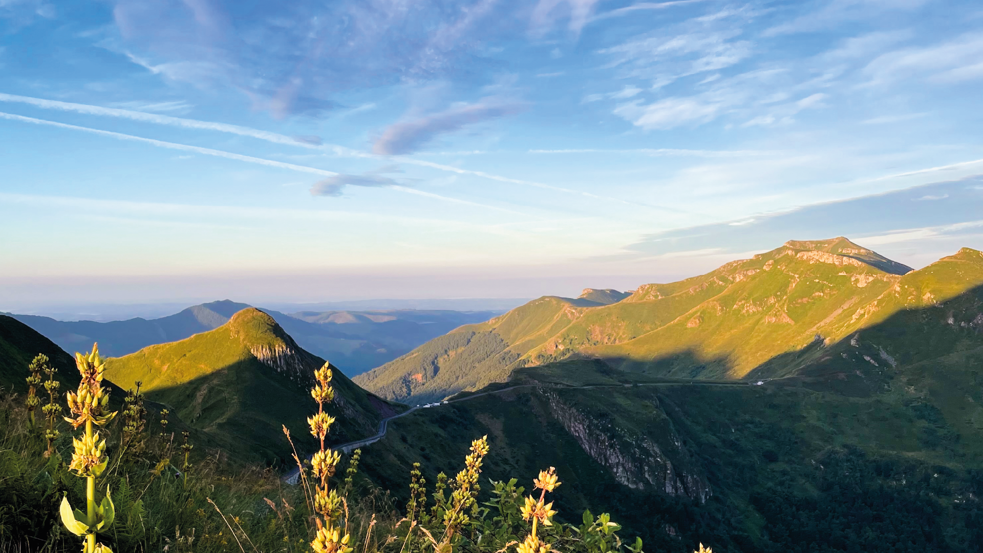 Paysage volcanique du Cantal